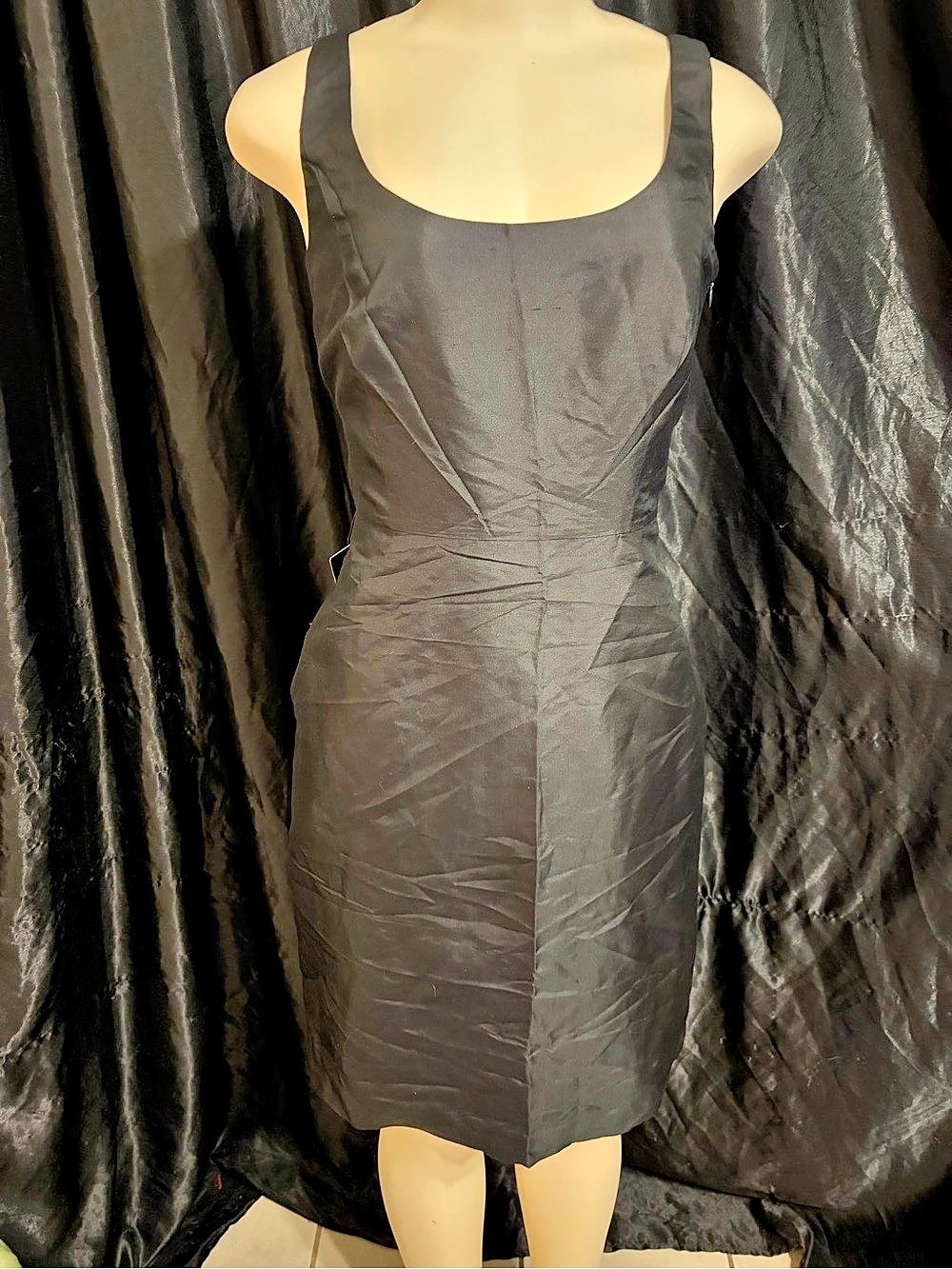ANNE TAYLOR Black Mini Dress Size 4 NWT